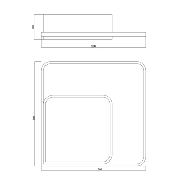 Светильник потолочный светодиодный Moderli V1013-CL Silectra