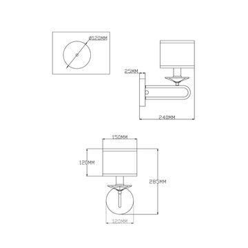 Бра Moderli V2630-1W Celestia