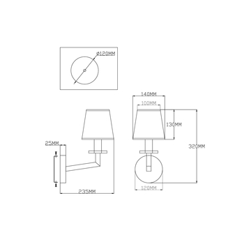 Бра Moderli V2670-1W Anna