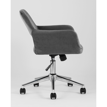 Кресло офисное Ross велюр серый