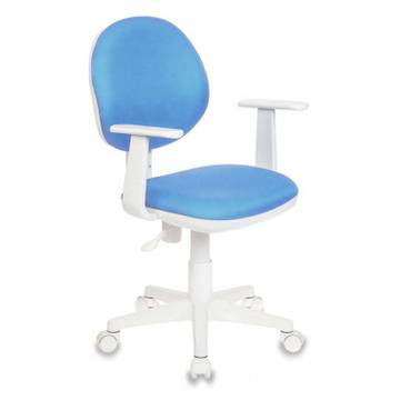 Кресло детское Бюрократ CH-W356AXSN/15-107 голубой 15-107 (пластик белый)