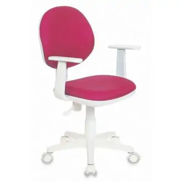 Кресло детское Бюрократ CH-W356AXSN/15-55 розовый 15-55 колеса белый (пластик белый)
