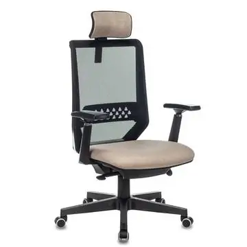 Кресло руководителя Бюрократ EXPERT черный TW-01 сиденье красный 38-410 сетка/ткань с подголов. крестовина пластик