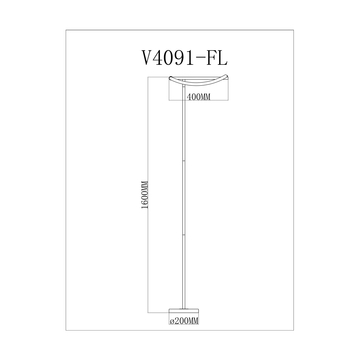 Светодиодный торшер Moderli V4091-FL True