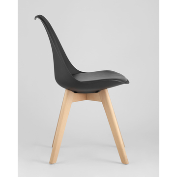 Обеденная группа стол Берген раскладной 160-220*90 см, 4 стула Frankfurt NEW черный