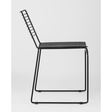 Стул обеденный Danny черный с черной подушкой