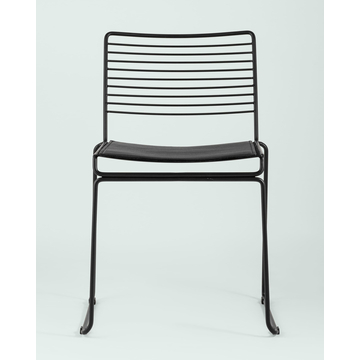 Стул обеденный Danny черный с черной подушкой