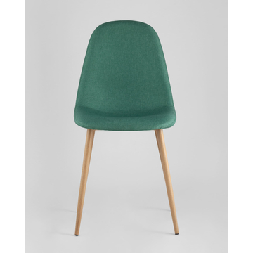 Обеденная группа стол Берген 120-180*80, 4 стула Валенсия зеленые