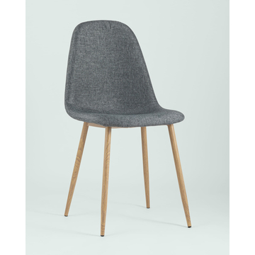 Обеденная группа стол Берген 120-180*80, 4 стула Валенсия темно-серые