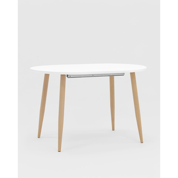 Обеденная группа стол Берген 120-180*80, 4 стула Валенсия винтаж серый