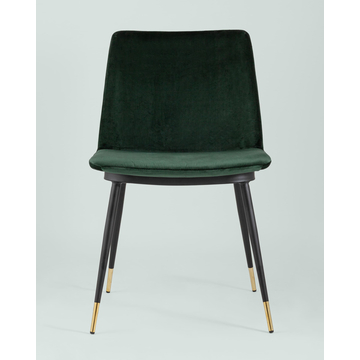 Стул Мелисса велюр зеленый