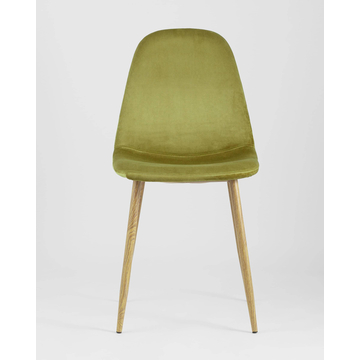 Обеденная группа стол Берген 120-180*80, 4 стула Валенсия велюр фисташковый