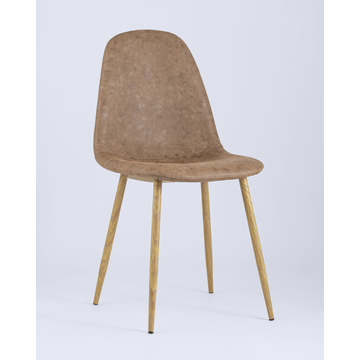 Обеденная группа стол Берген 120-180*80, 4 стула Валенсия винтаж коричневый