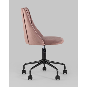 Кресло компьютерное Сиана велюр розовый