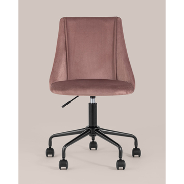 Кресло компьютерное Сиана велюр розовый