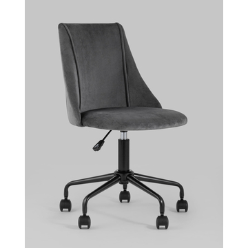 Кресло компьютерное Сиана велюр серый