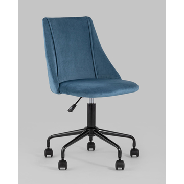 Кресло компьютерное Сиана велюр синий
