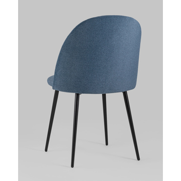 Стул Марсель микровелюр темно-синий