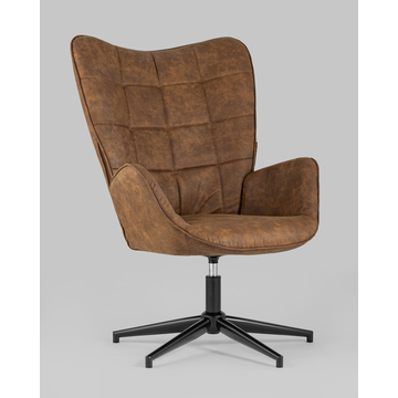 Кресло Ирис вращающееся коричневое