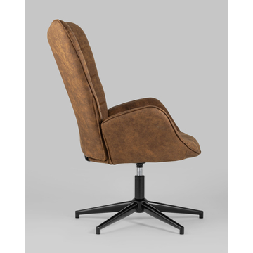 Кресло Ирис вращающееся коричневое