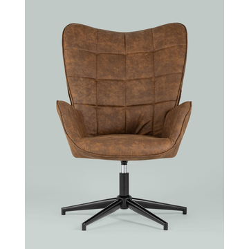 Кресло Ирис вращающееся коричневое