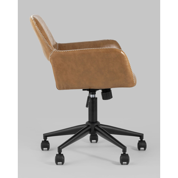 Кресло компьютерное офисное Филиус экокожа коричневый