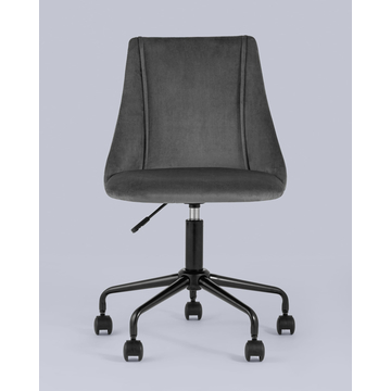 Кресло компьютерное Сиана велюр серый