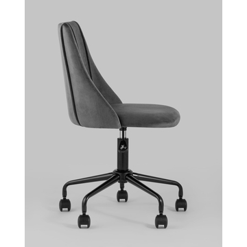 Кресло компьютерное Сиана велюр серый