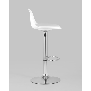 Стул барный Смит белый на газлифте