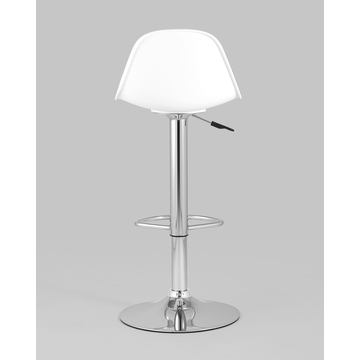 Стул барный Смит белый на газлифте