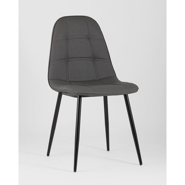 Стул Тейлор экокожа тёмно-серый