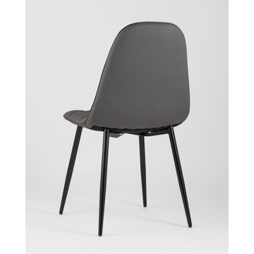 Стул Тейлор экокожа тёмно-серый