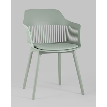 Стул Crocus с подушкой серо-зеленый