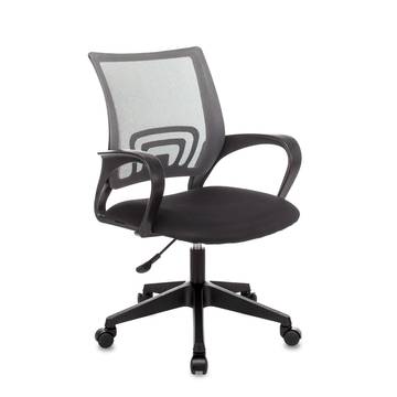 Кресло офисное TopChairs ST-Basic сетка/ткань темно-серый