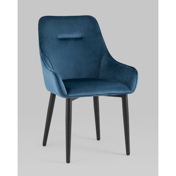 Стул Диана велюр сине-зеленый