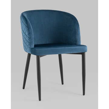 Стул Оскар велюр сине-зеленый