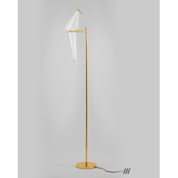 Светодиодный торшер с птичкой Moderli V3074-1FL origami Birds 1*LED*6W