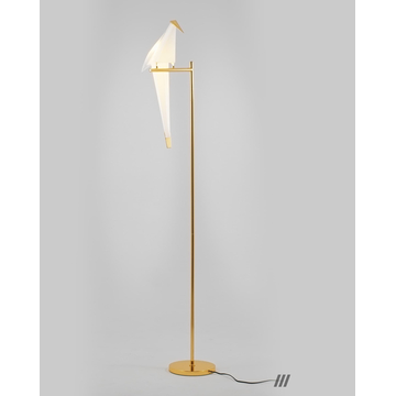 Светодиодный торшер с птичкой Moderli V3074-1FL origami Birds 1*LED*6W