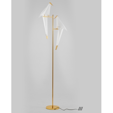 Светодиодный торшер с птицами Moderli V3075-2TL origami Birds 2*LED*6W