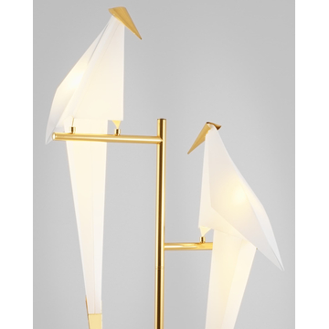 Светодиодный торшер с птицами Moderli V3075-2TL origami Birds 2*LED*6W