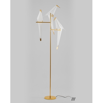Светодиодный торшер Moderli V3075-3FL origami Birds 3*LED*6W с птицами