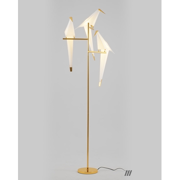 Светодиодный торшер Moderli V3075-3FL origami Birds 3*LED*6W с птицами