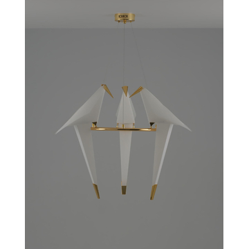 Подвесной светодиодный светильник Moderli V3071-3PL origami Birds 3*LED*6W