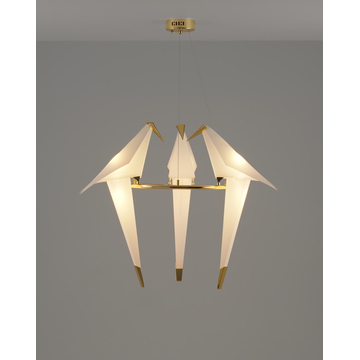 Подвесной светодиодный светильник Moderli V3071-3PL origami Birds 3*LED*6W