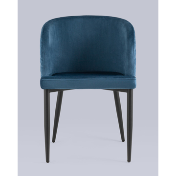 Стул Оскар велюр сине-зеленый
