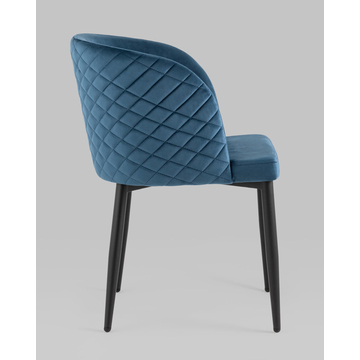 Стул Оскар велюр сине-зеленый