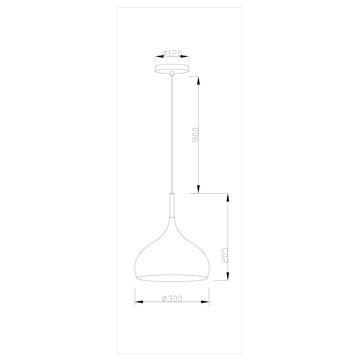 Подвесной светильник Moderli V1292-1P Eline
