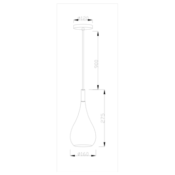 Подвесной светильник Moderli V1420-1P Kuto