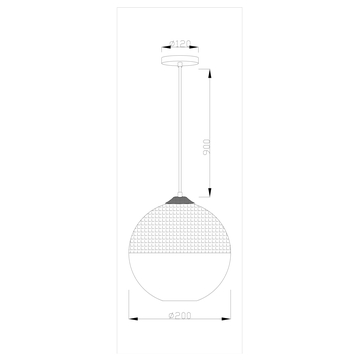 Подвесной светильник Moderli V1692-1P Silestia
