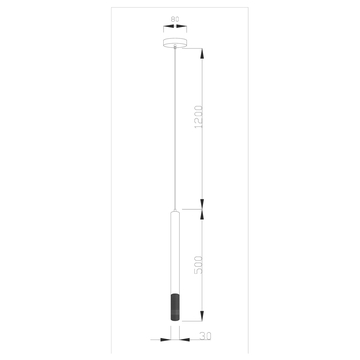 Светодиодный подвесной светильник Moderli V2340-PL Shumer